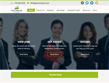 Tablet Screenshot of getanewjob.com
